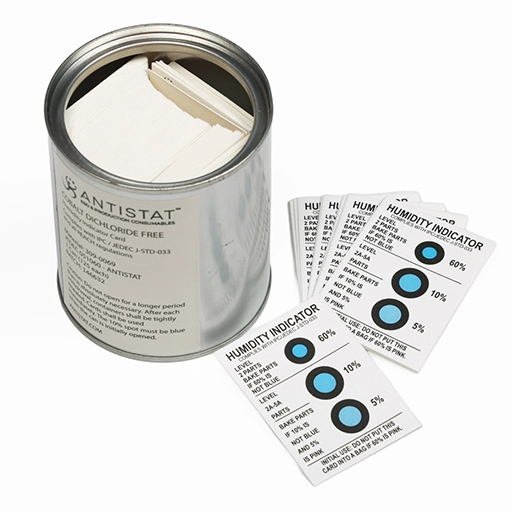 3-точечные карты с индикатором влажности без содержания кобальта от буля до розового цвета 