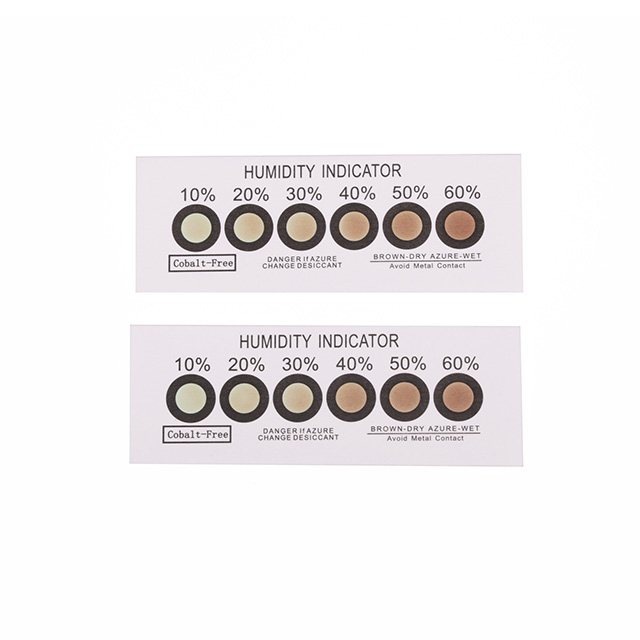 Экологическая индикаторная карта влажности от коричневого до зеленого цвета без кобальта